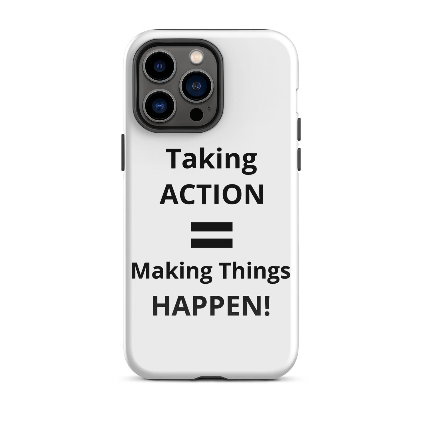 Taking Action iPhone Case