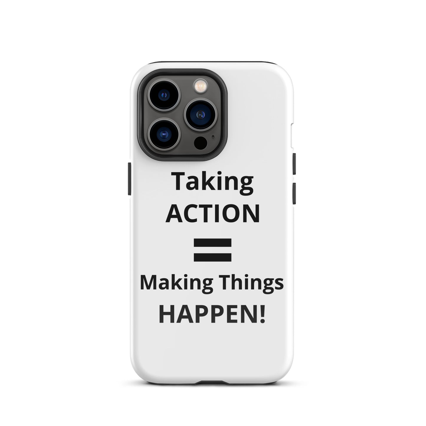 Taking Action iPhone Case