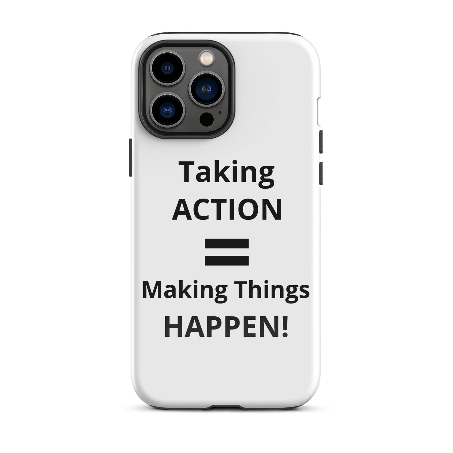 Taking Action iPhone Case