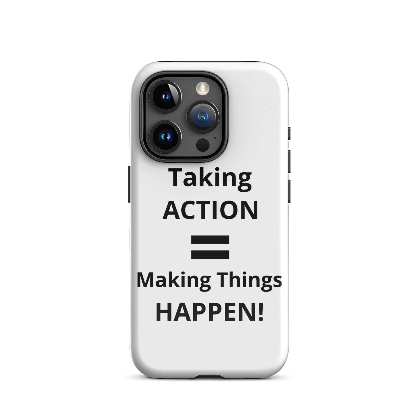 Taking Action iPhone Case