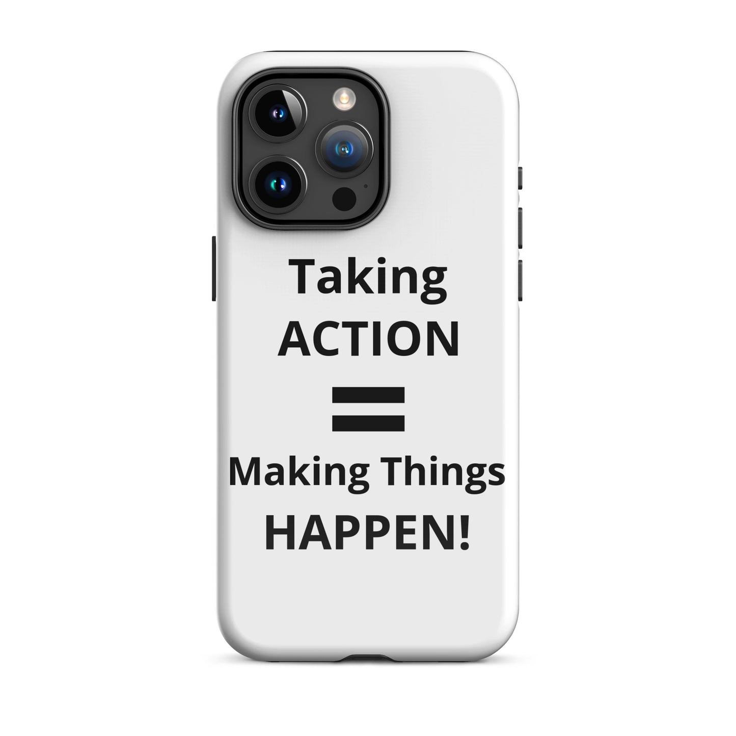 Taking Action iPhone Case